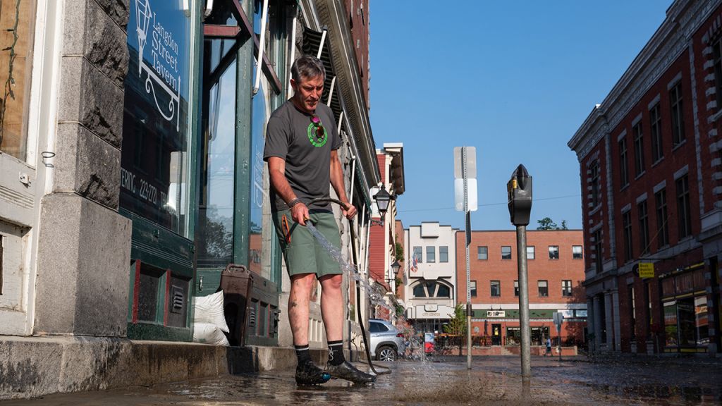 Catastrophic flooding swamps Vermont