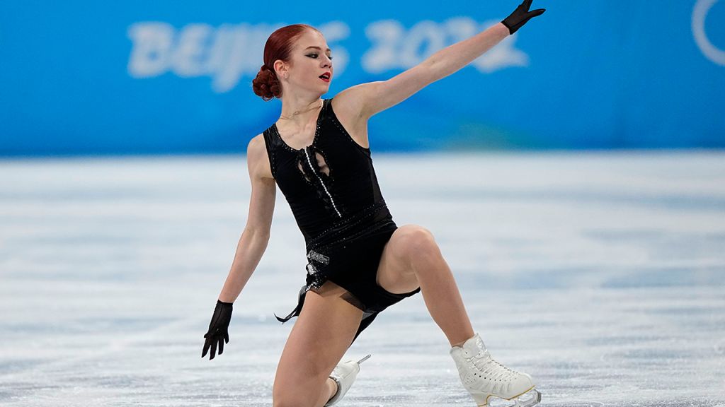 Women's free skate program at the Beijing Olympics