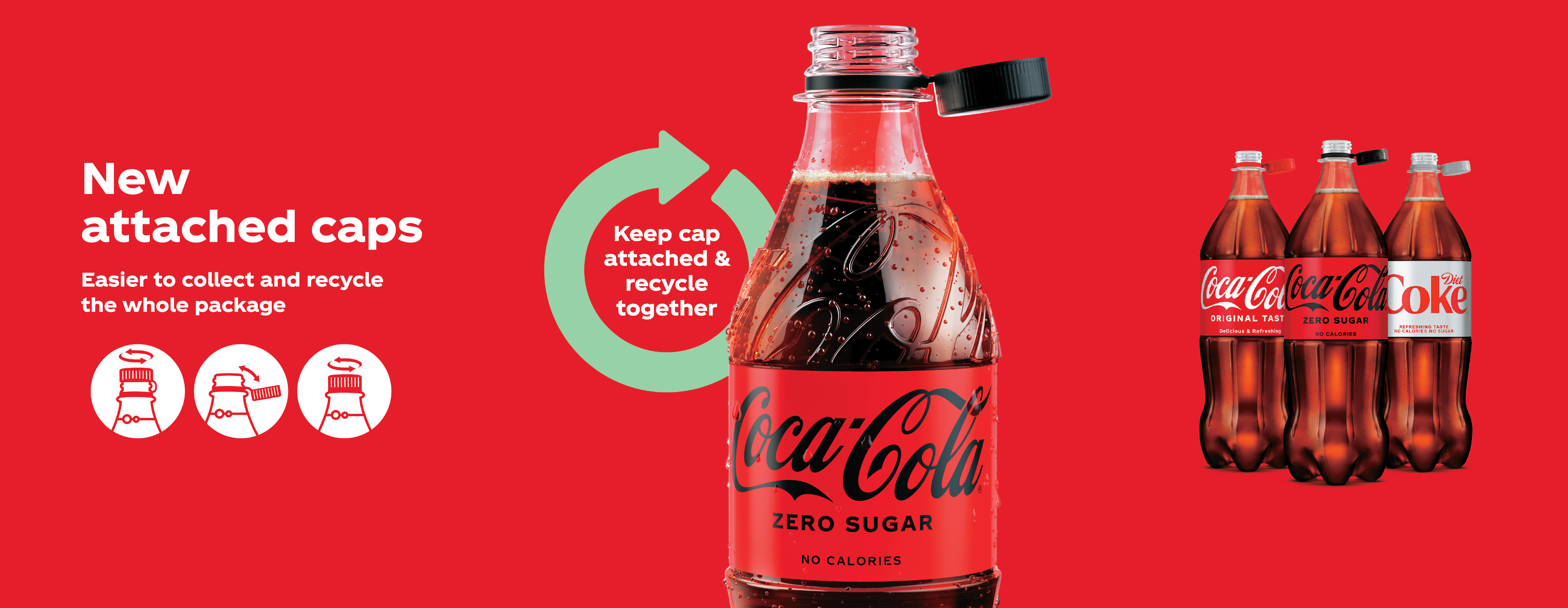 Coca-Cola reveals new eco-friendlier bottle overseas
