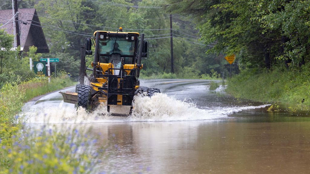 Catastrophic flooding swamps Vermont