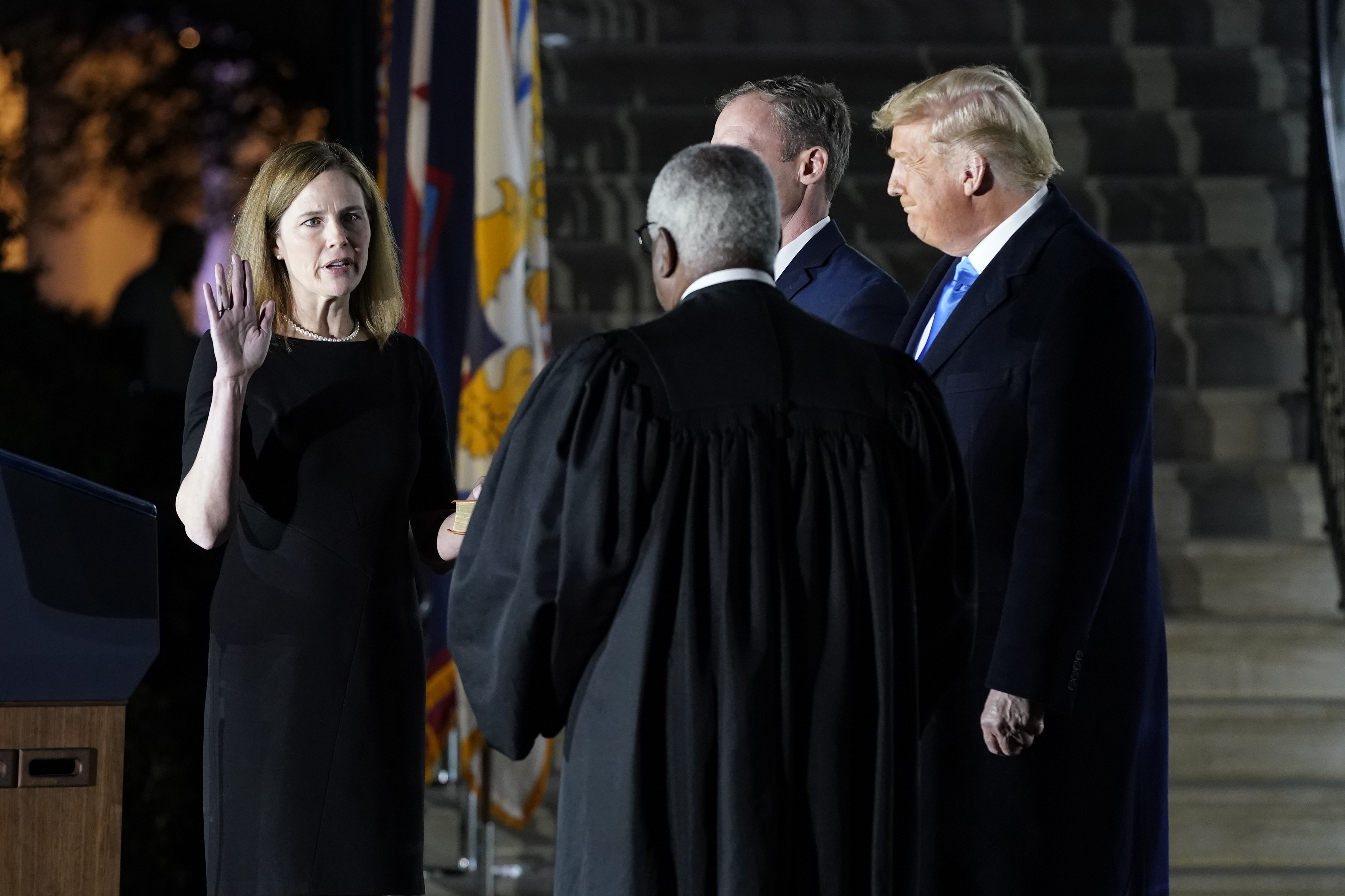 Photos: Amy Coney Barrett sworn in as Supreme Court justice