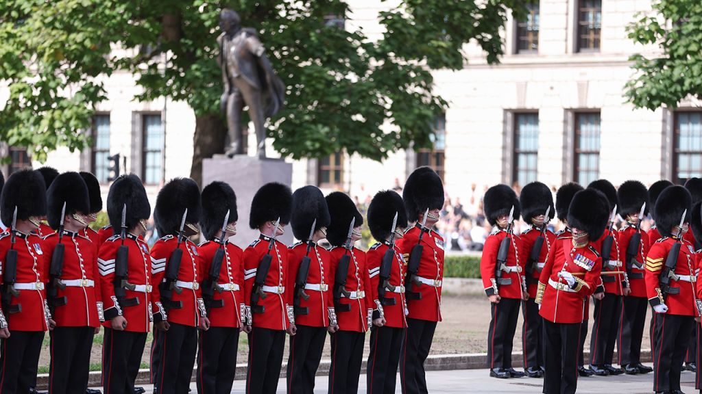 Photos: Crowds gather ahead of Queen Elizabeth II's coffin procession