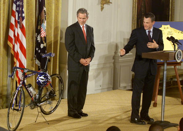 Lance Armstrong through the years