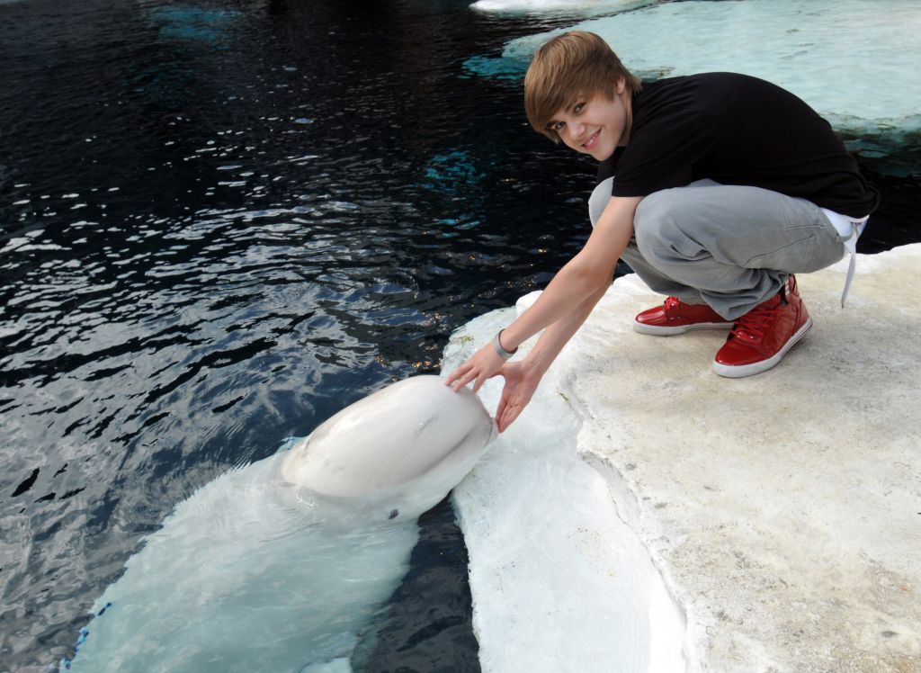 Justin Bieber Visits SeaWorld San Diego