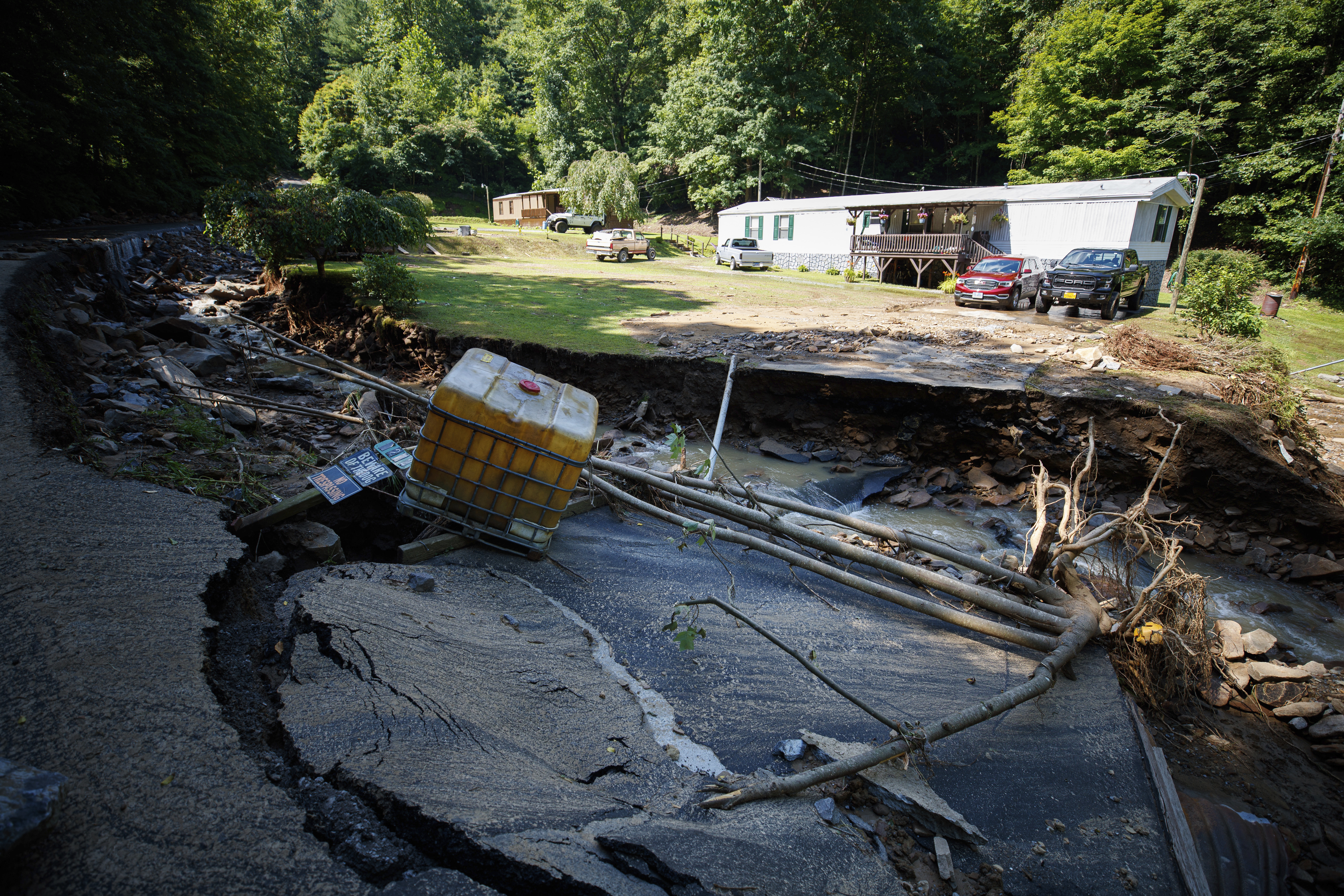 Photos: Virginia flooding washes out homes, roads