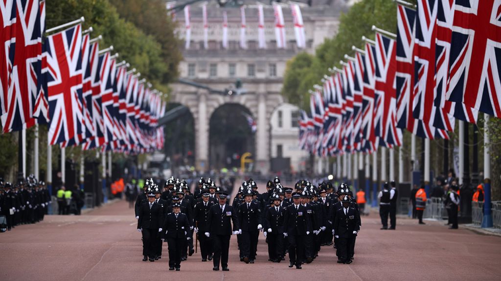 Photos: Crowds gather ahead of Queen Elizabeth II's state funeral