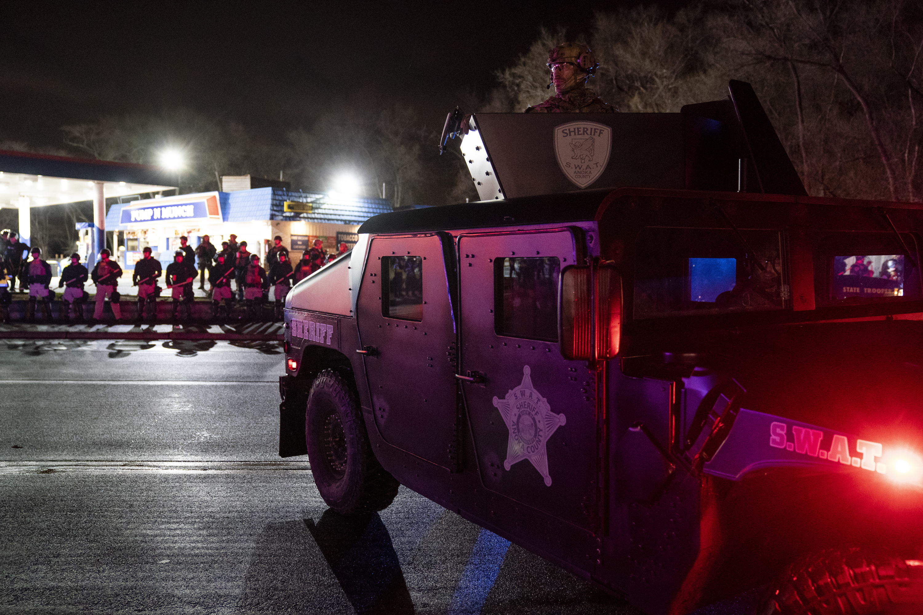 Photos: Protests continue in Minnesota after fatal police shooting of Daunte Wright