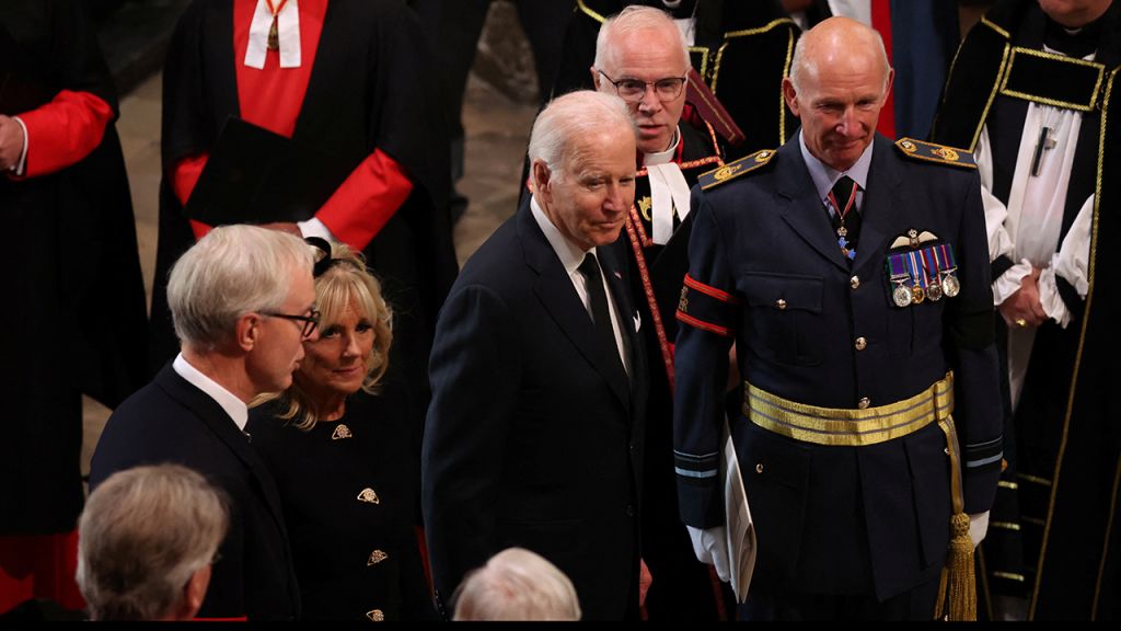Photos: Biden, world leaders arrive ahead of Queen Elizabeth II's state funeral