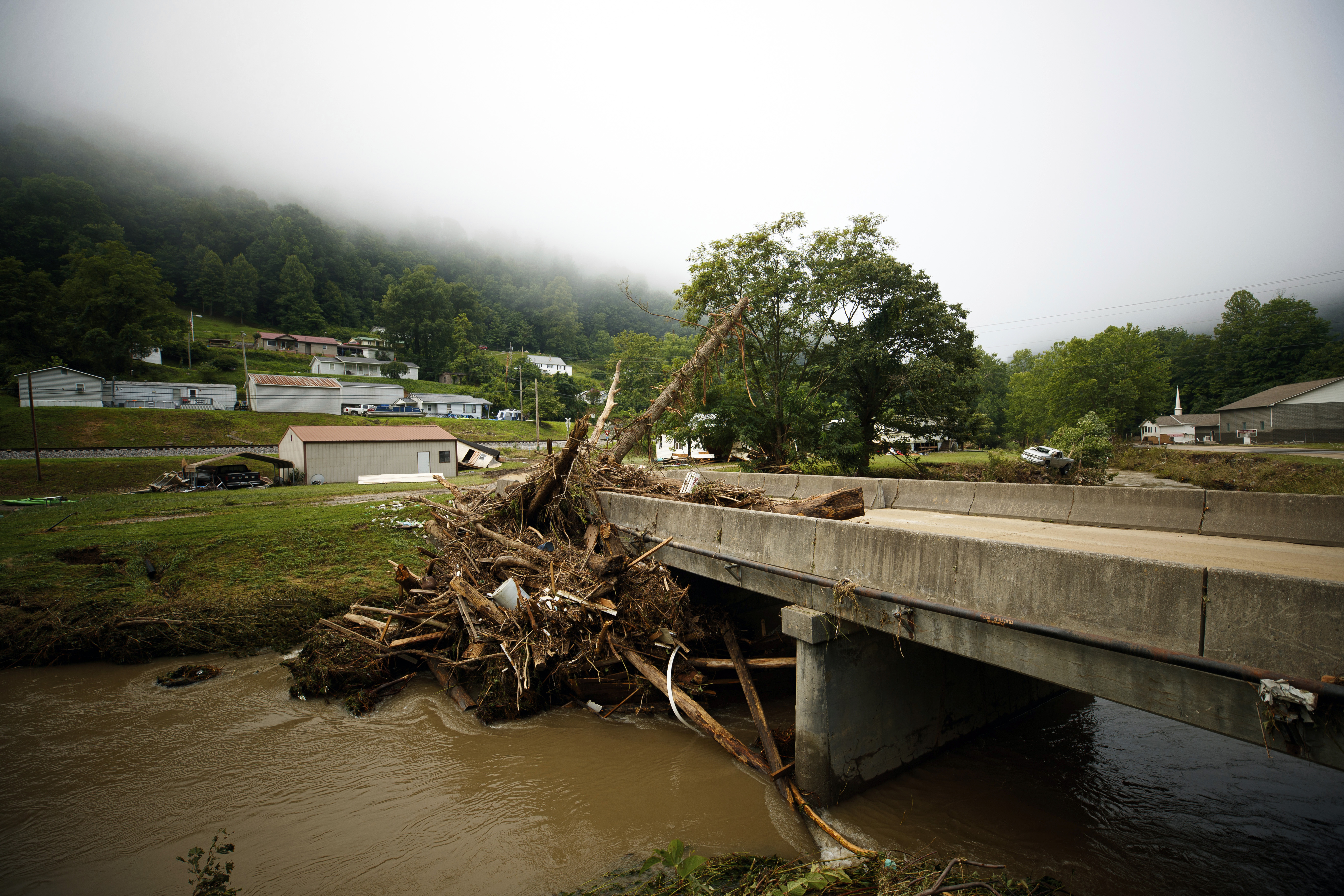 Photos: Virginia flooding washes out homes, roads