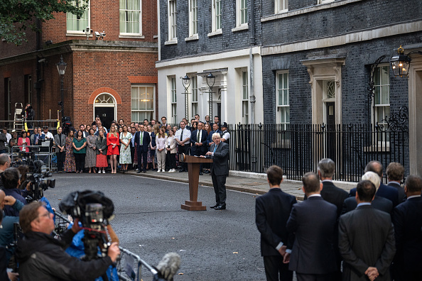 Photos: Boris Johnson delivers final address as UK prime minister