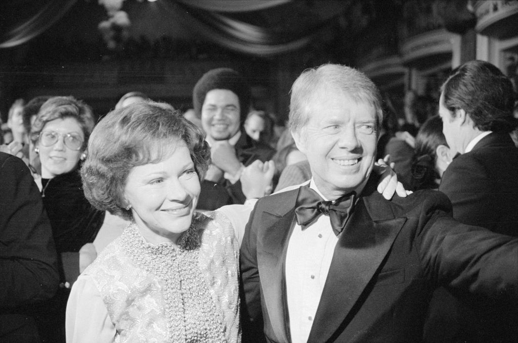 Jimmy Carter and Rosalynn Carter in 1977