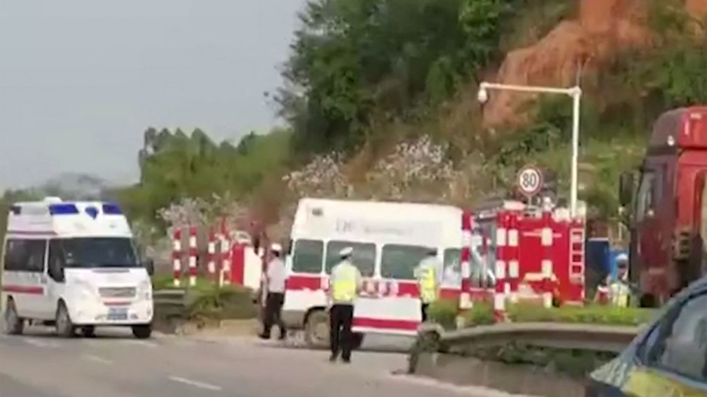 Photos: China Eastern flight carrying 132 people crashes in Guangxi