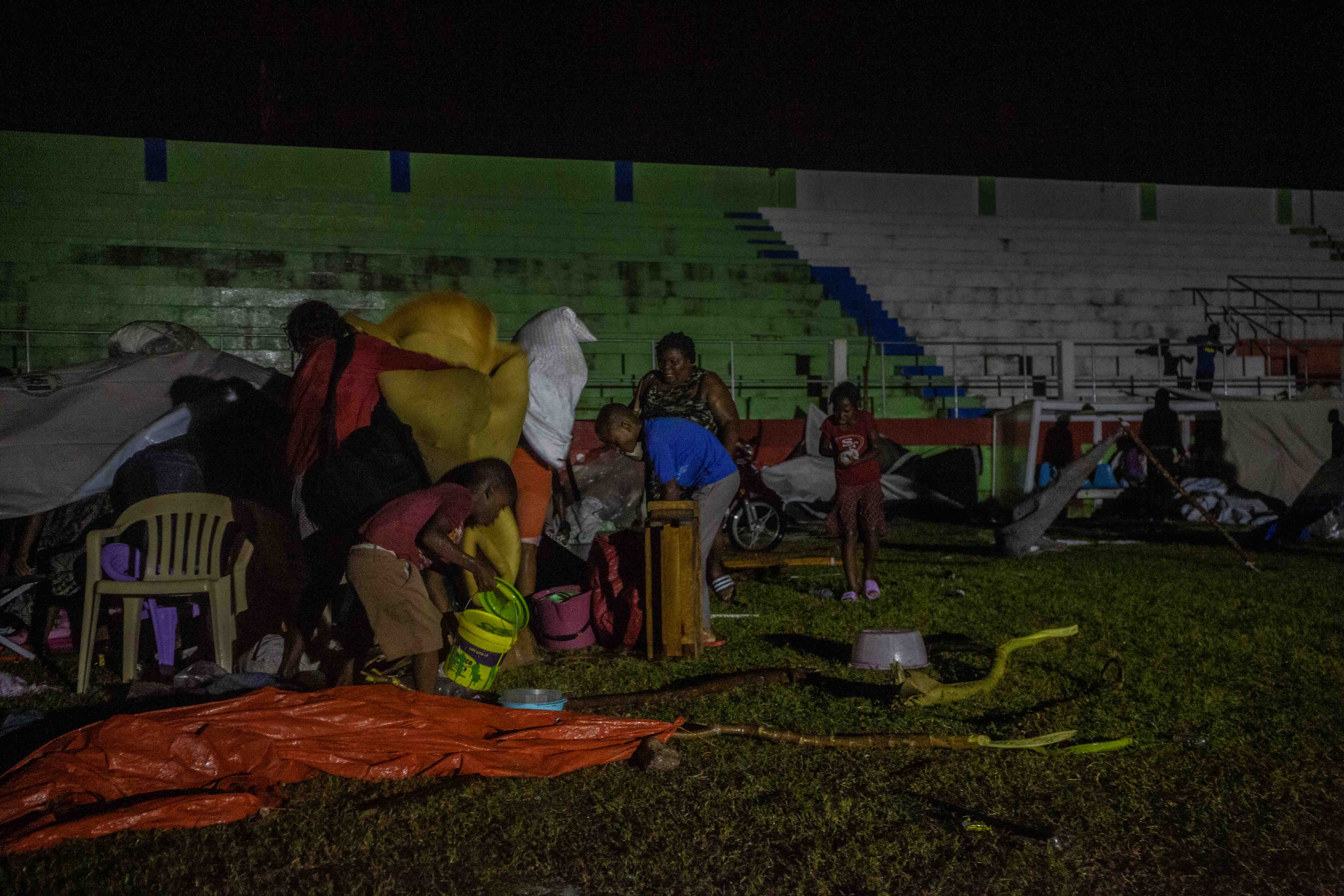 Photos: Tropical Depression Grace drenches earthquake-damaged Haiti