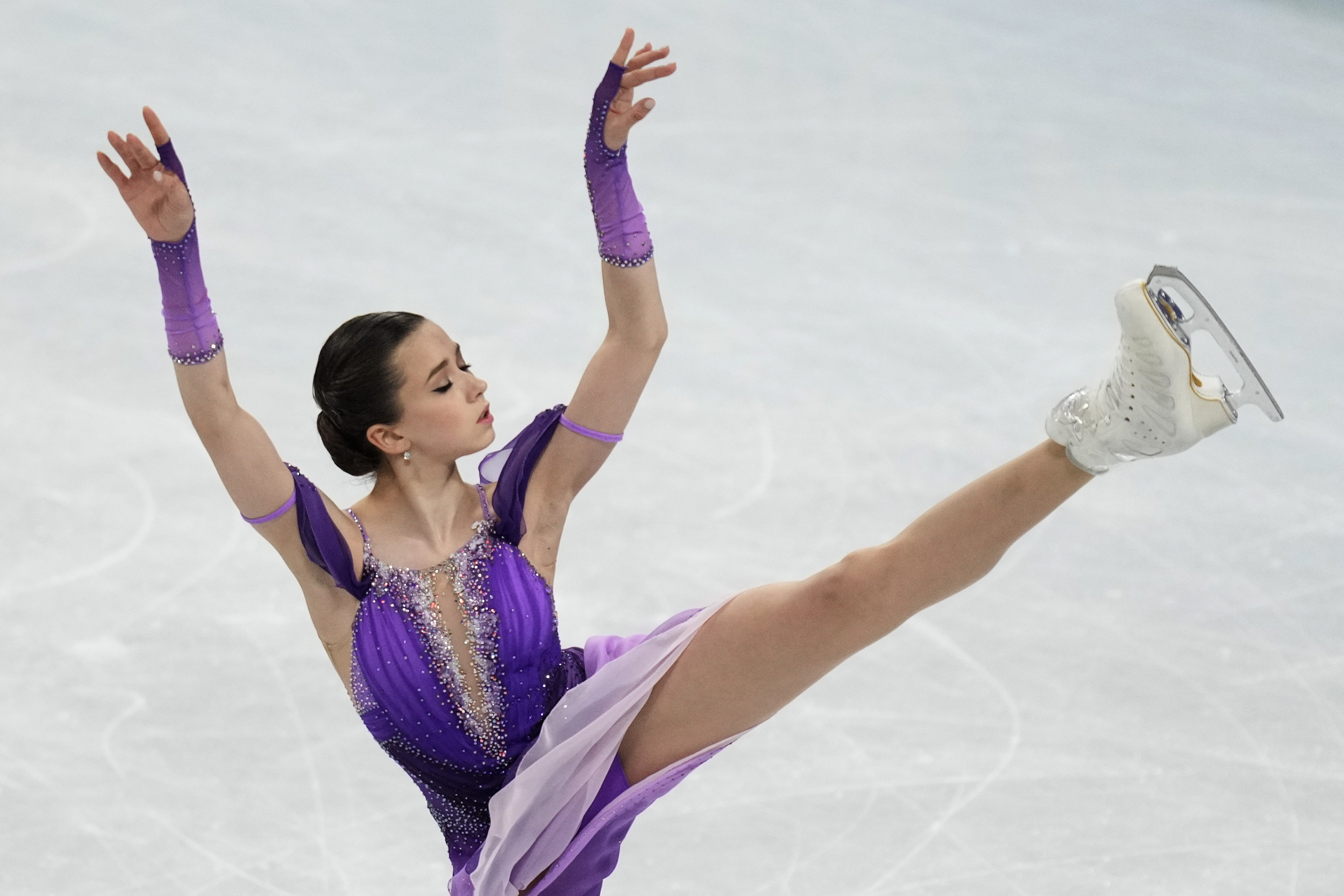 Photos: Olympic women's figure skating competition begins with short program