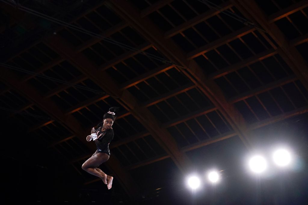 Photos: Simone Biles, women's gymnastics team train ahead of Tokyo Olympics