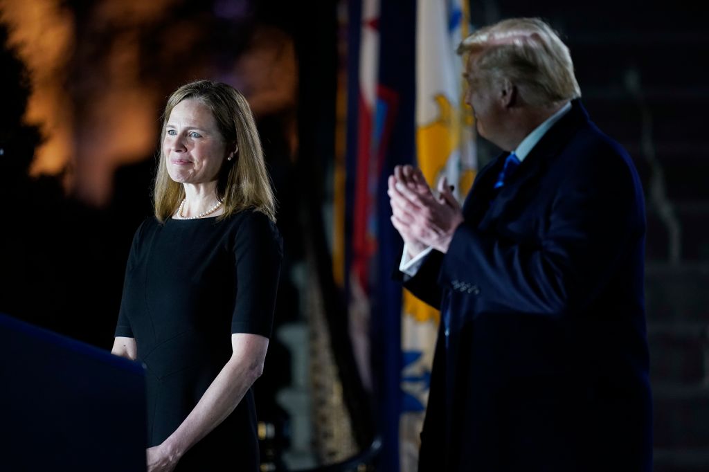 Photos: Amy Coney Barrett sworn in as Supreme Court justice