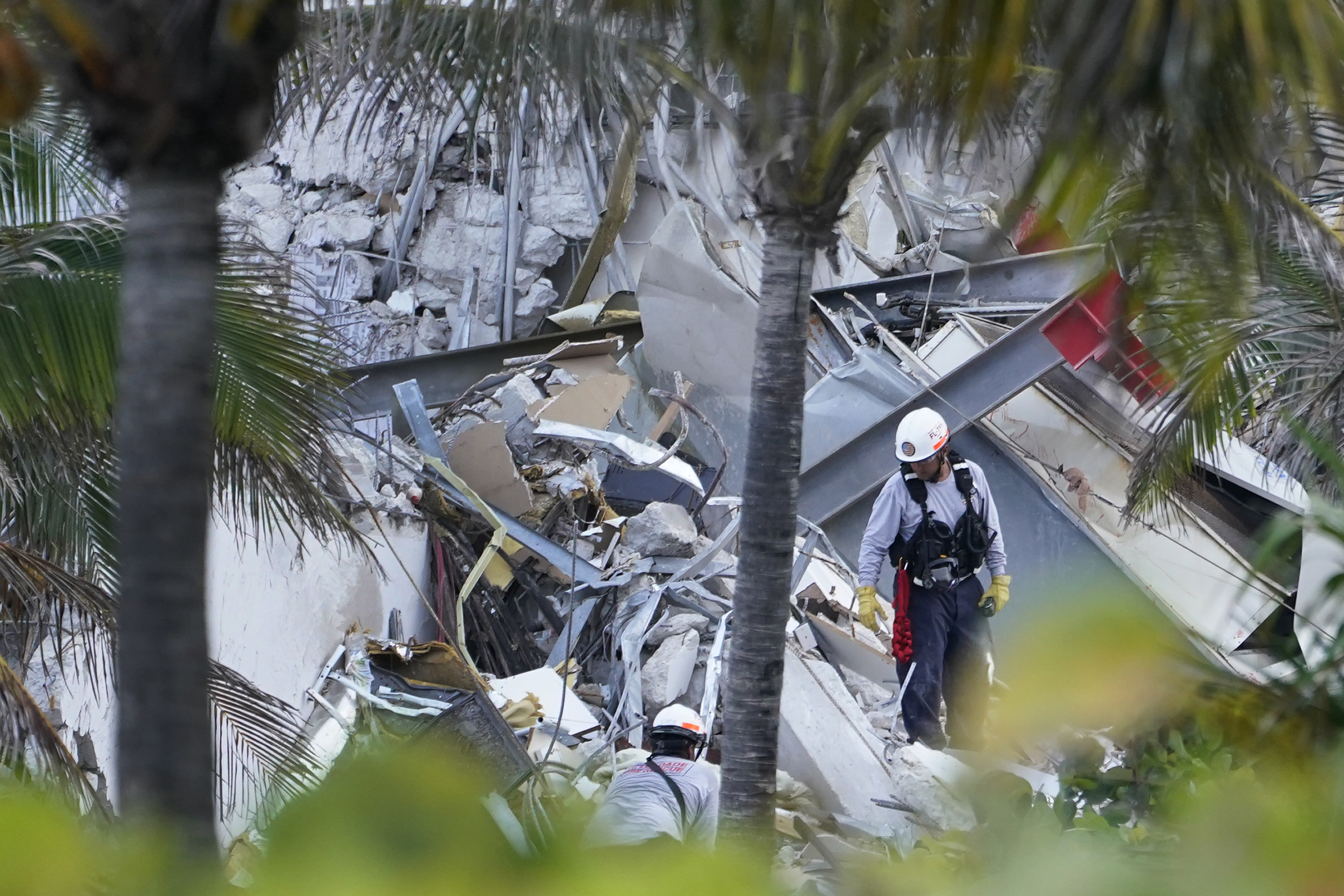 Photos: Search, rescue efforts continue after Surfside, Florida, condo collapse