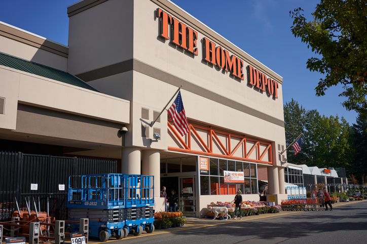 Home Depot dog bite