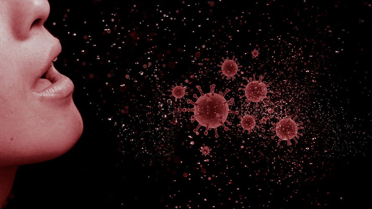 Woman coughs on cop coronavirus