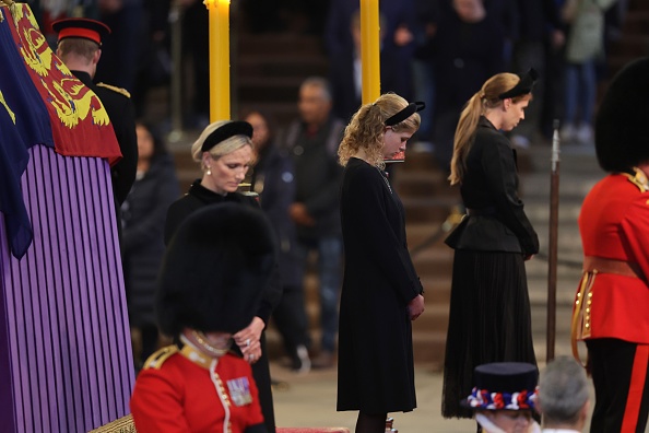 William, Harry, cousins stand vigil by Queen Elizabeth II's coffin