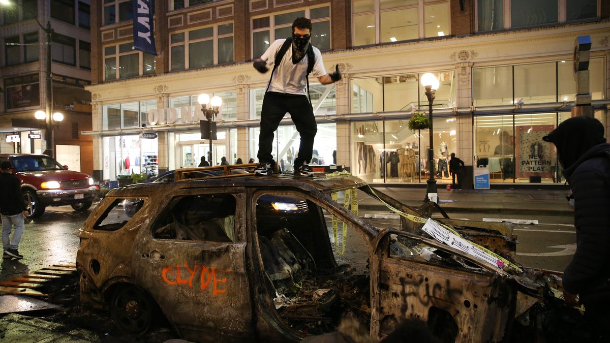 PEACEFUL PROTESTERS WORRY