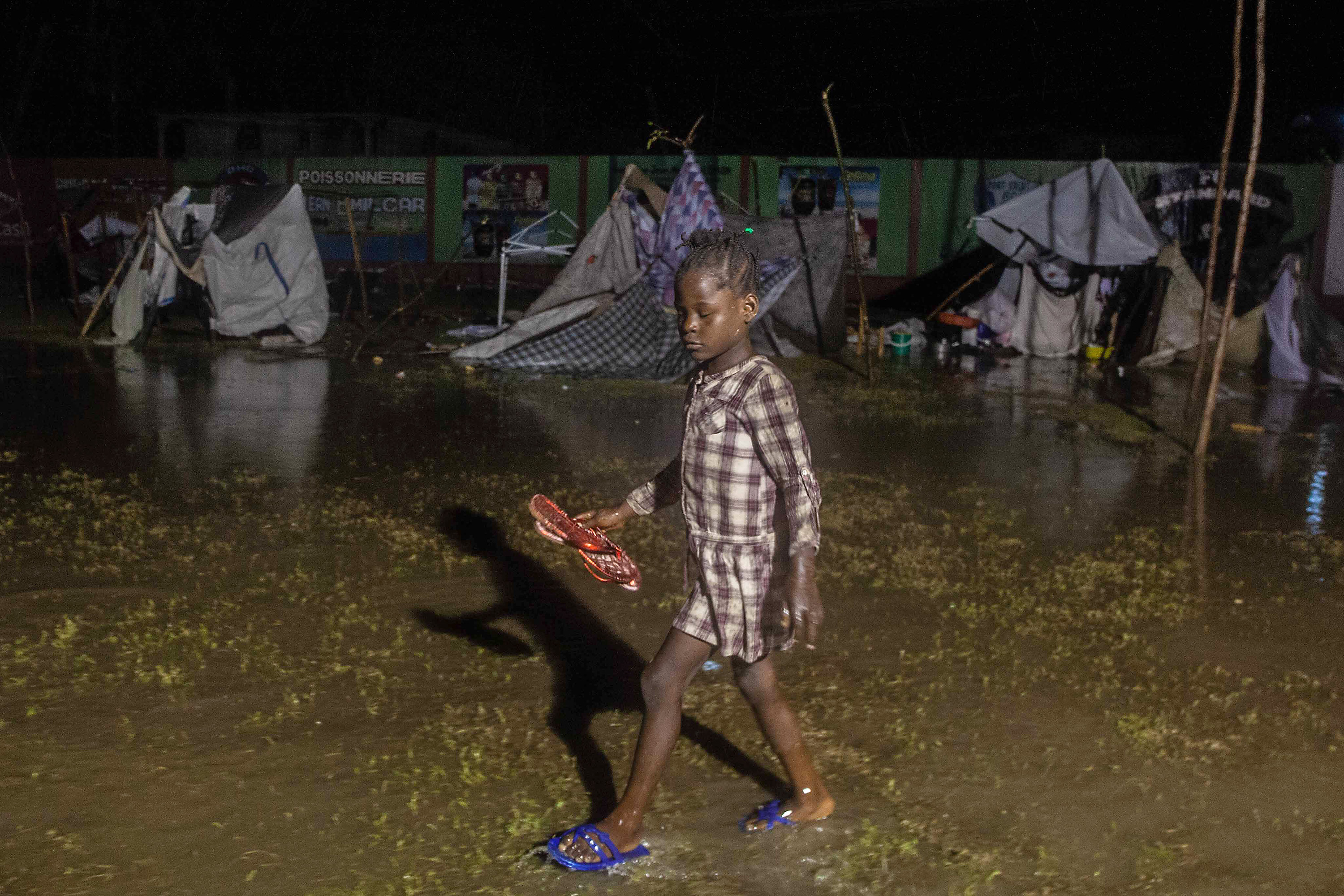 Photos: Tropical Depression Grace drenches earthquake-damaged Haiti