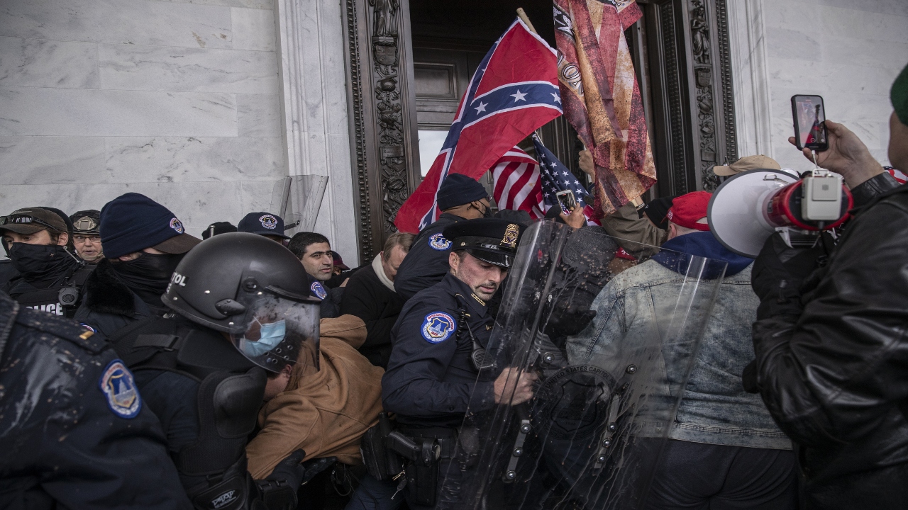 Trump protesters storm US Capitol