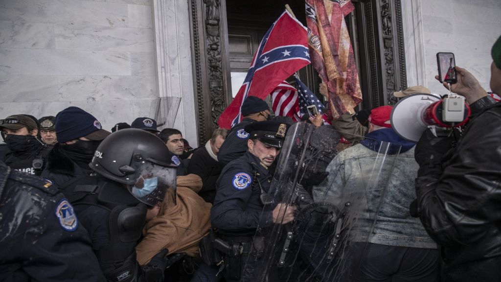 Trump protesters storm US Capitol