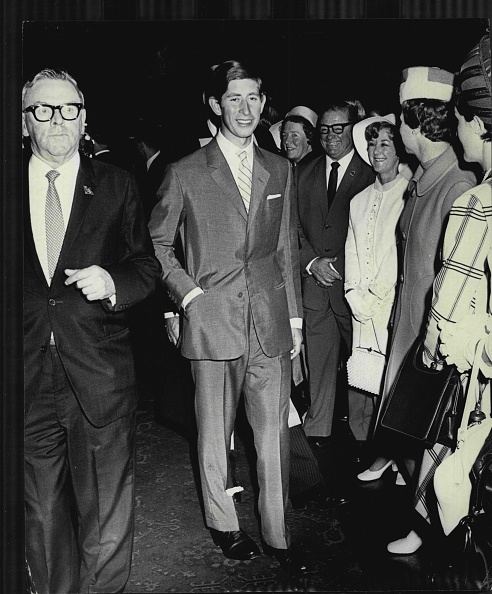 Prince Charles at Cove Reception.