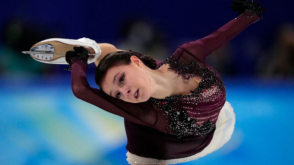 Women's free skate program at the Beijing Olympics