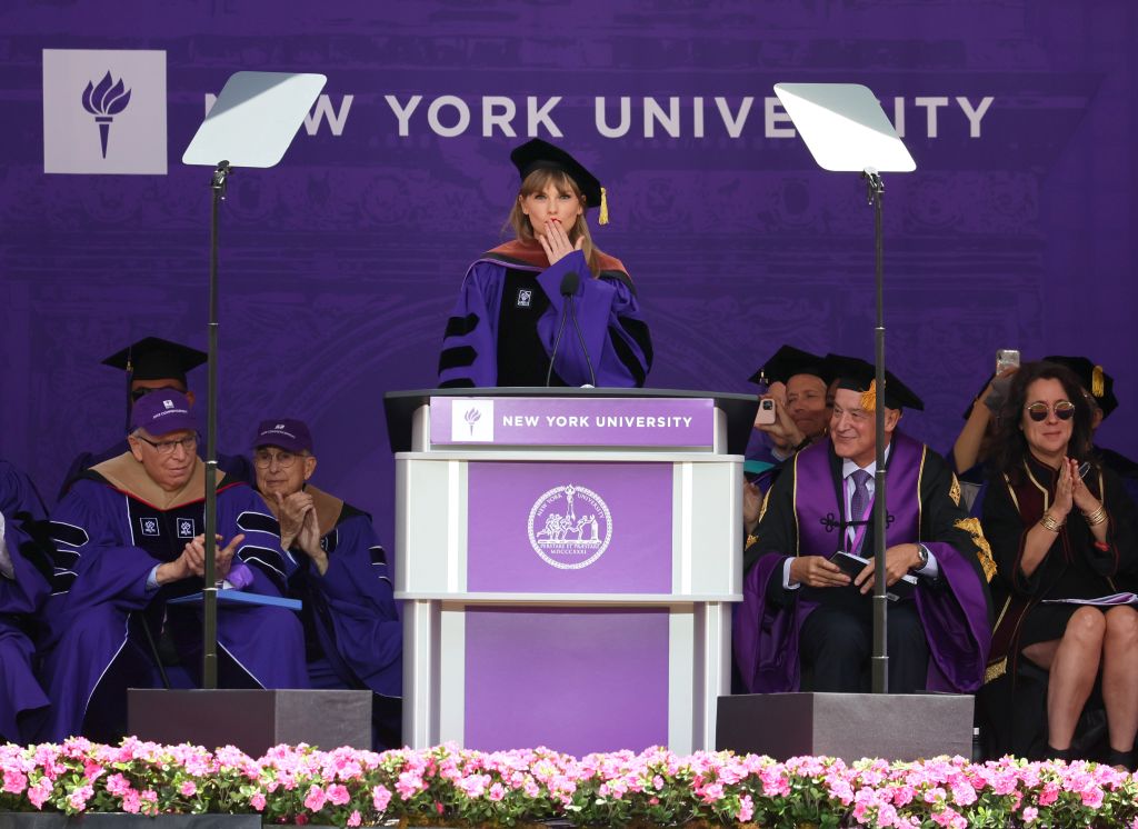 Photos: Taylor Swift delivers commencement address at NYU