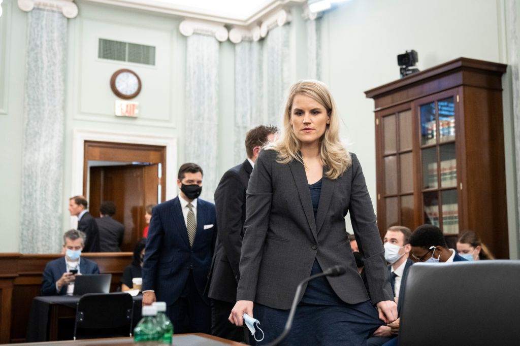 Photos: Facebook whistleblower Frances Haugen testifies before Congress