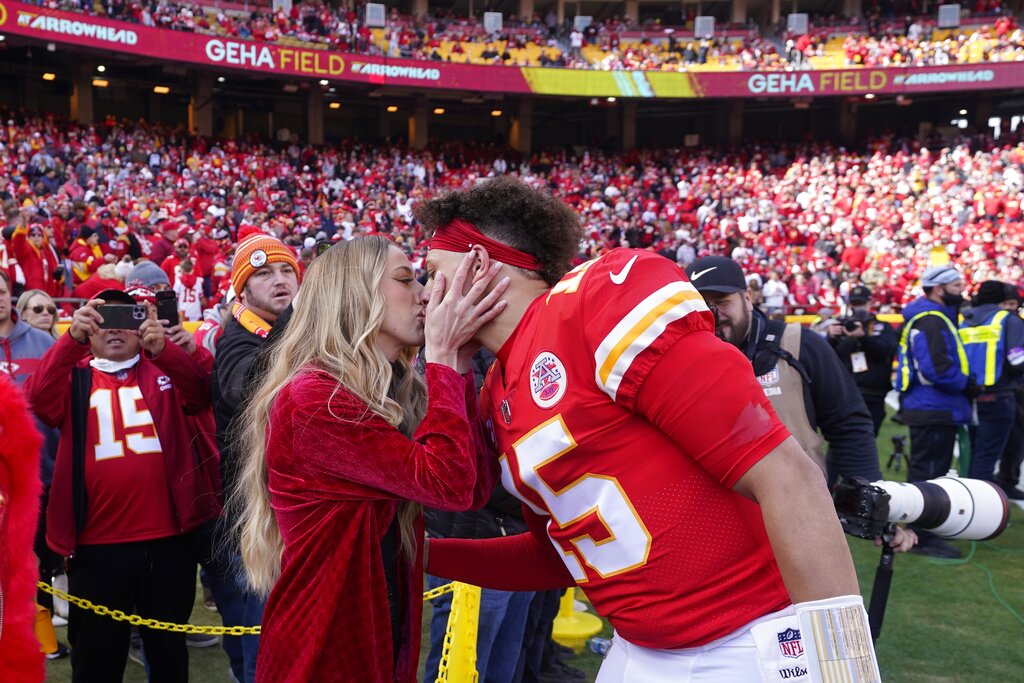 Patrick and Brittany Mahomes