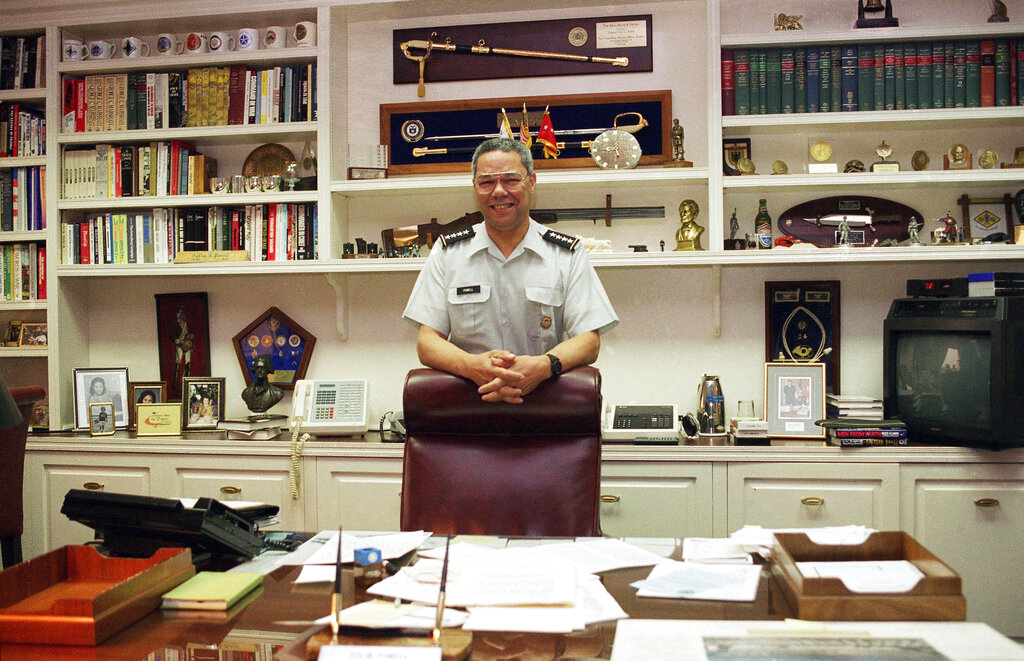 Gen. Colin Powell through the years