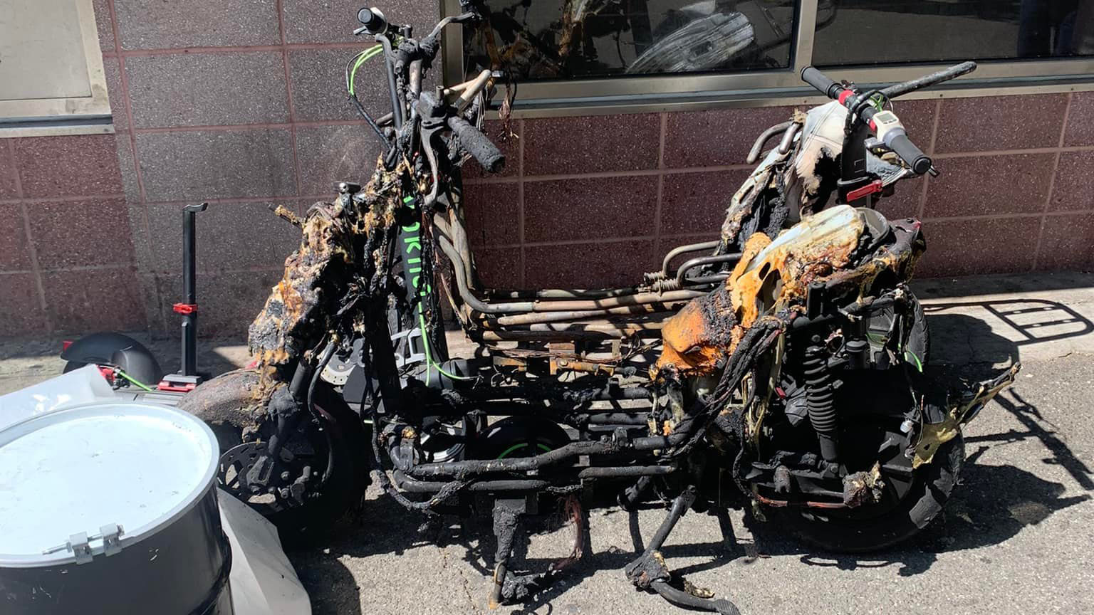Charging e-bikes blamed for apartment fire