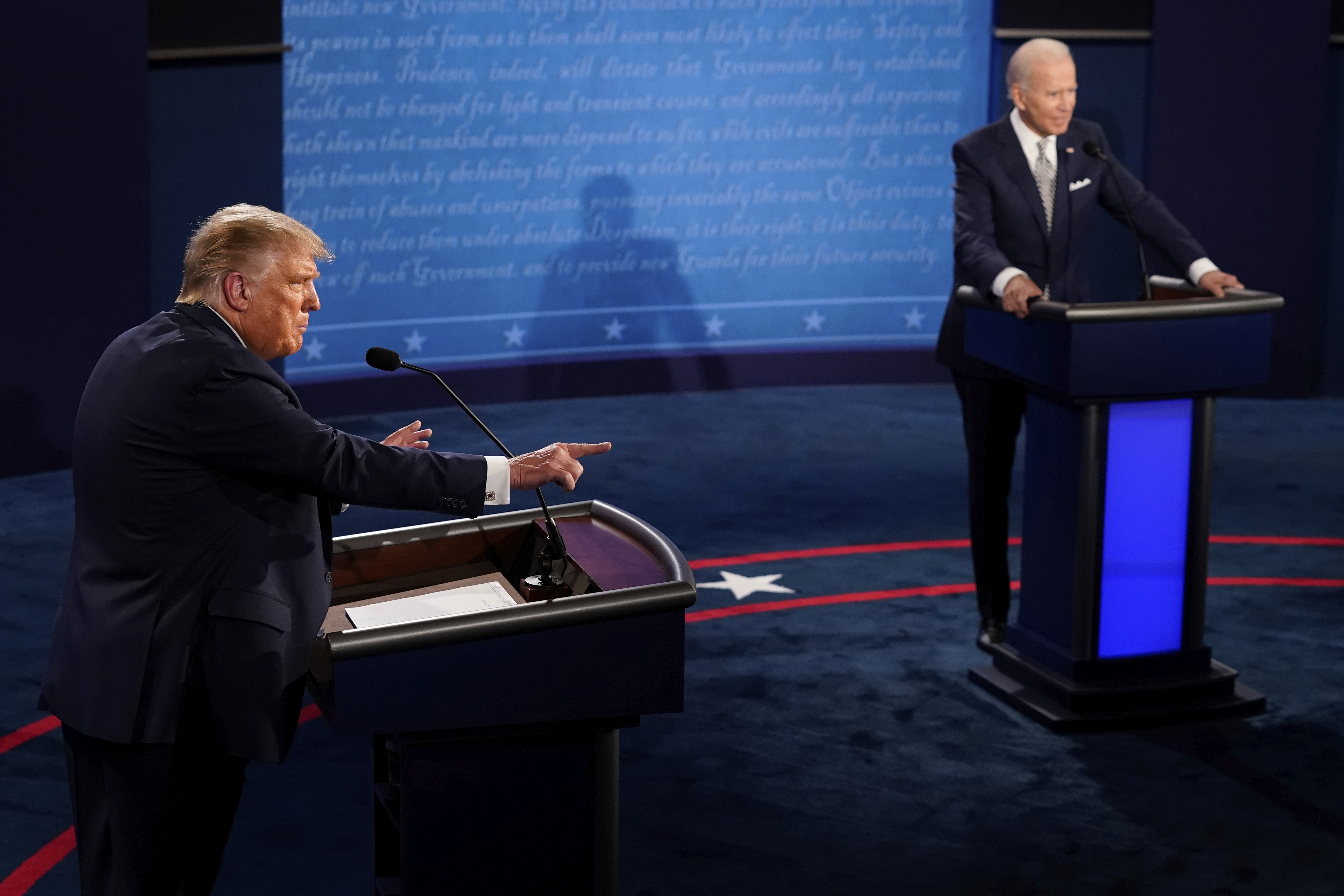 Trump, Biden face off in first presidential debate