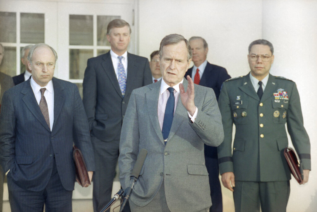 Gen. Colin Powell through the years