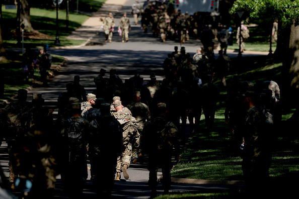 Arlington Cemetery flags