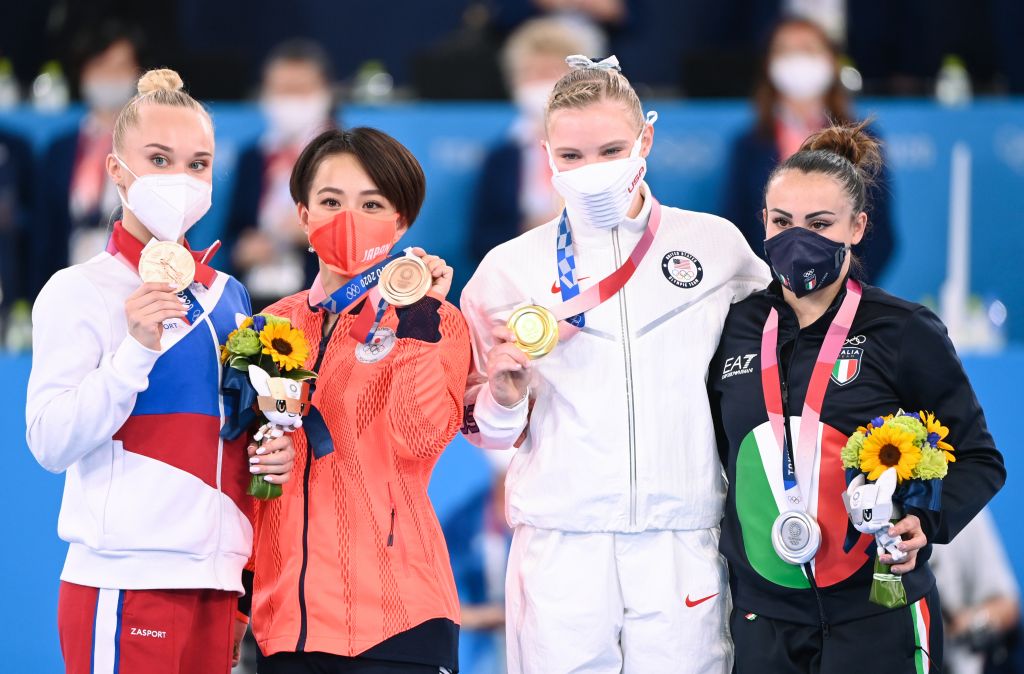 Photos: Jade Carey wins gold in floor exercise final at Tokyo Olympics