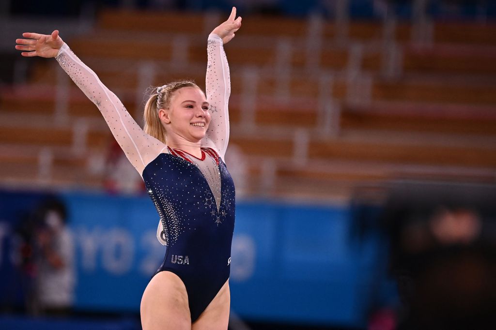 Photos: Jade Carey wins gold in floor exercise final at Tokyo Olympics