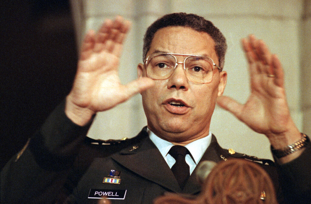 Gen. Colin Powell through the years