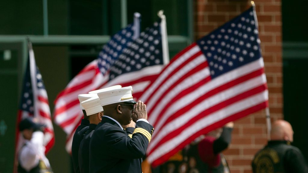 Photos: Aaron Salter Jr., retired Buffalo officer killed in mass shooting, honored at funeral