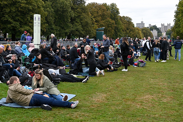 Photos: Crowds gather ahead of Queen Elizabeth II's state funeral