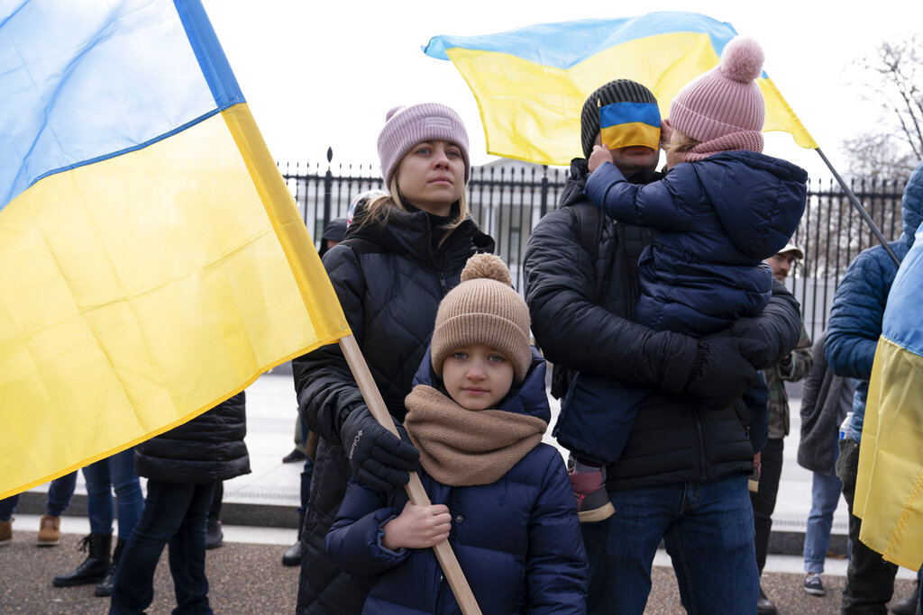 Invasion of Ukraine protested across the globe