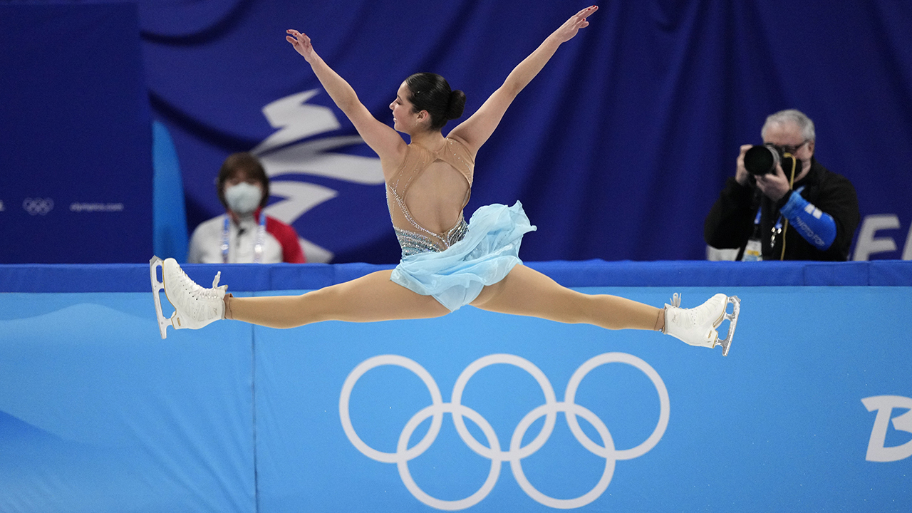 Women's free skate program at the Beijing Olympics