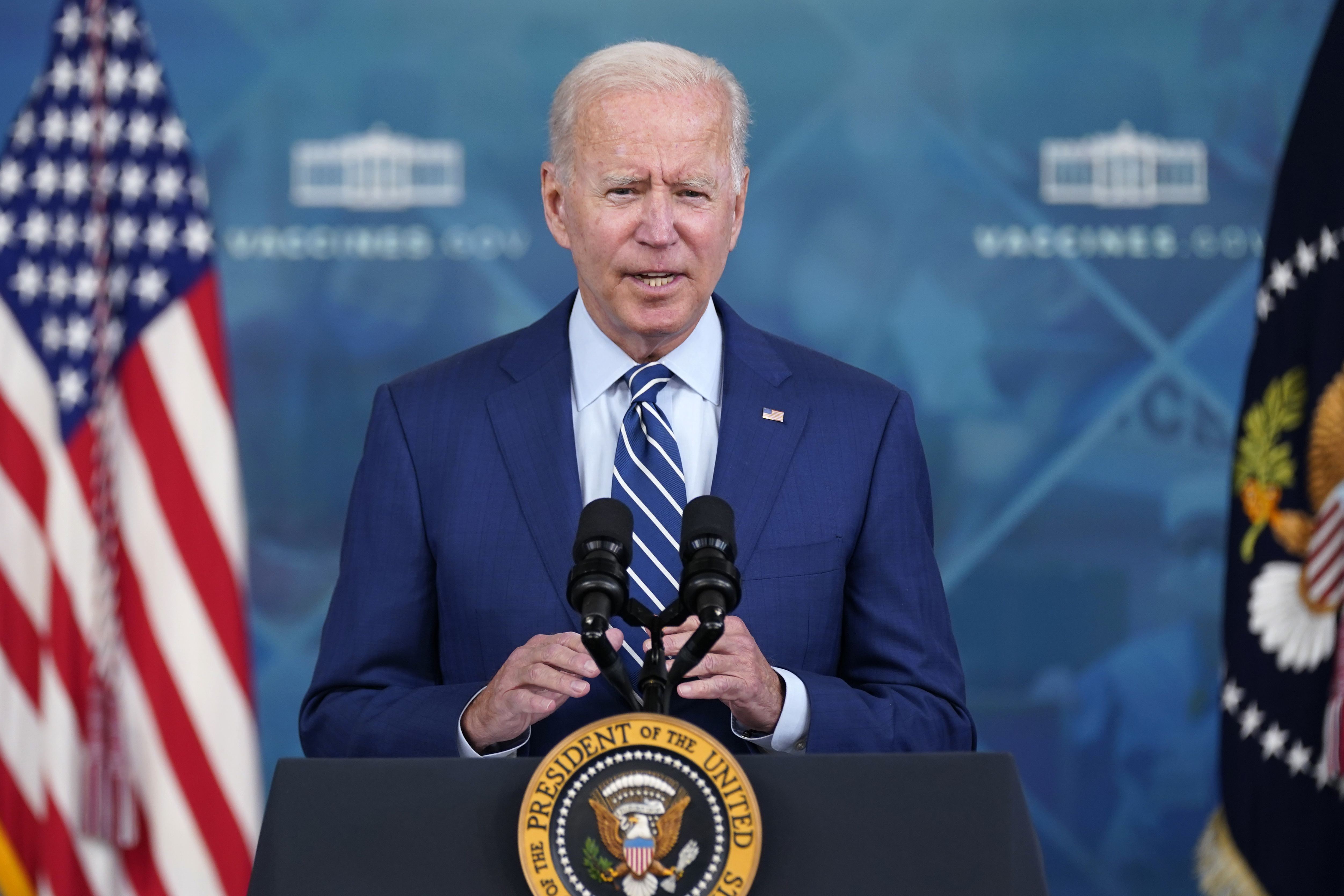 Photos: President Joe Biden gets COVID-19 vaccine booster shot