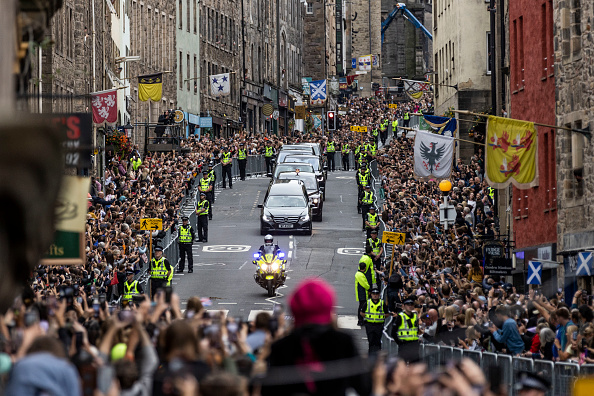 Photos: Queen Elizabeth II's coffin leaves Balmoral, arrives in Edinburgh