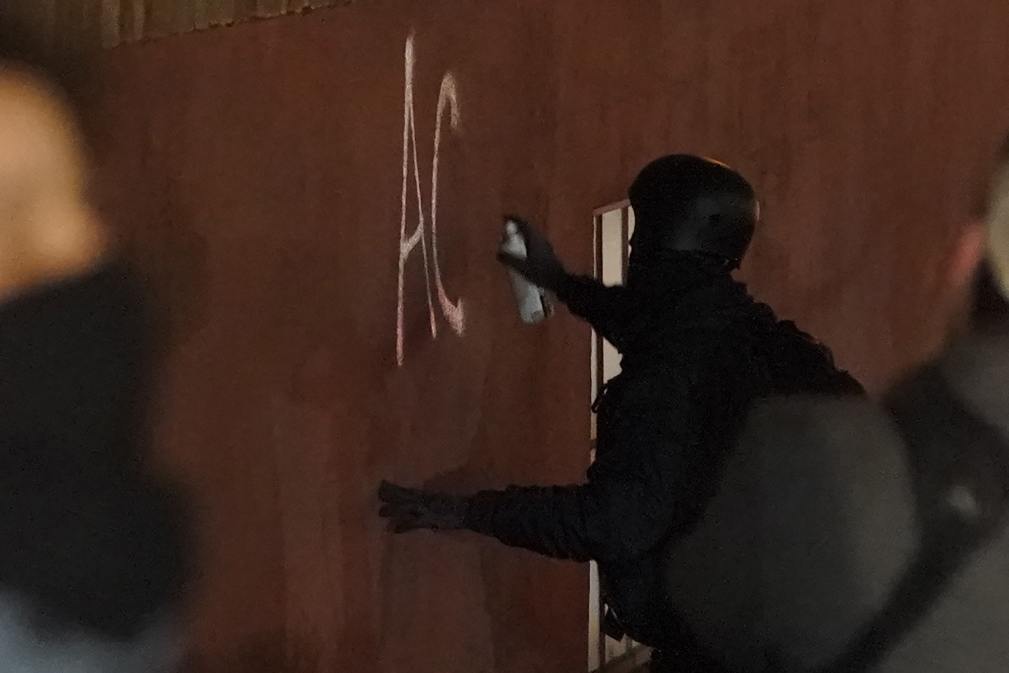 Photos: Protests erupt after police officer drives through crowd in Tacoma, Washington