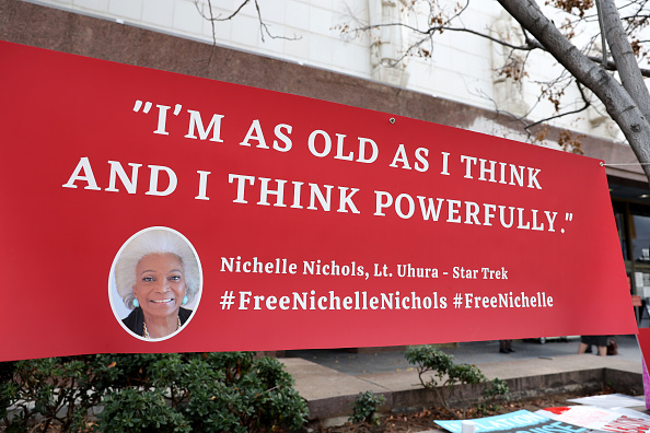 Nichelle Nichols through the years