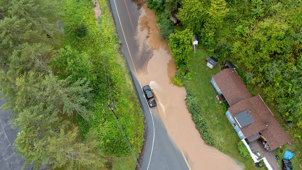 Catastrophic flooding swamps Vermont